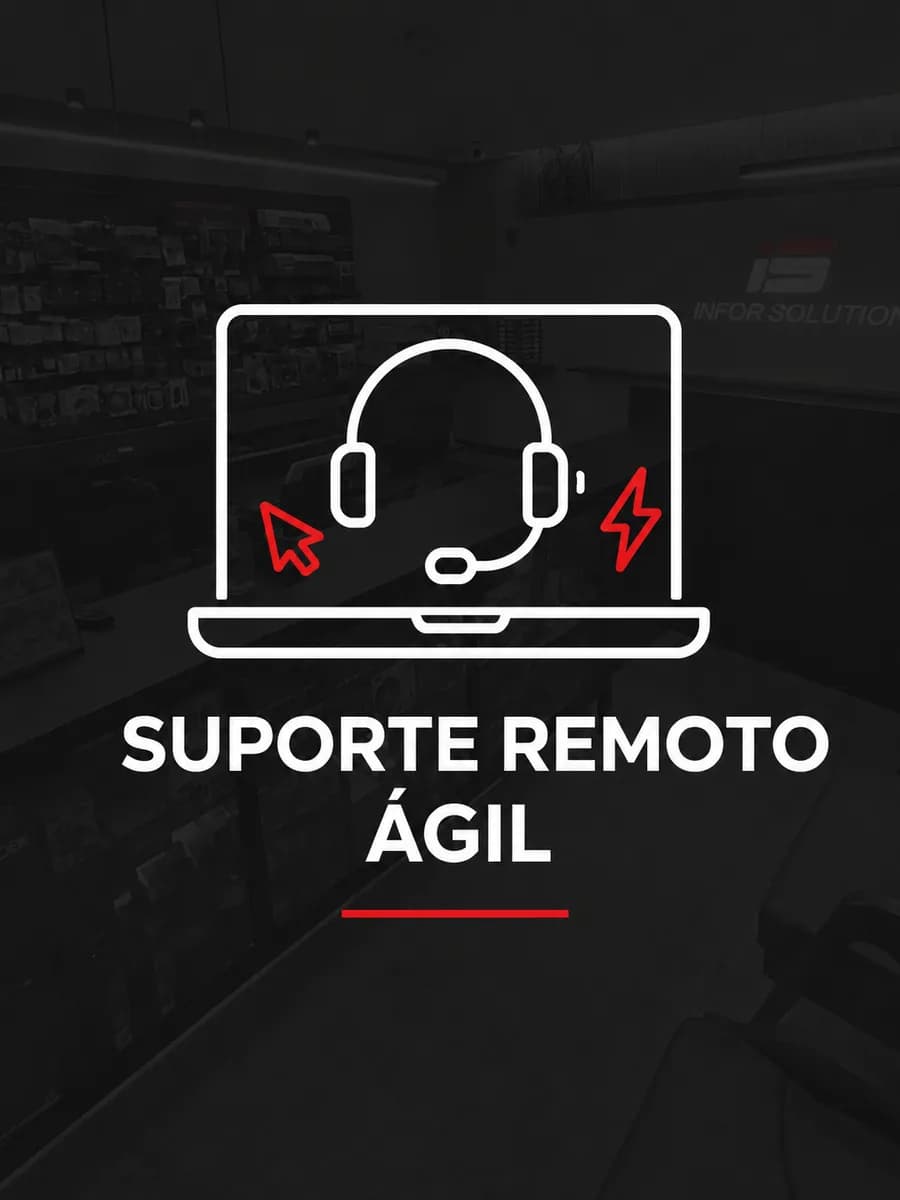 Atendimento de suporte remoto da Infor Solutions
